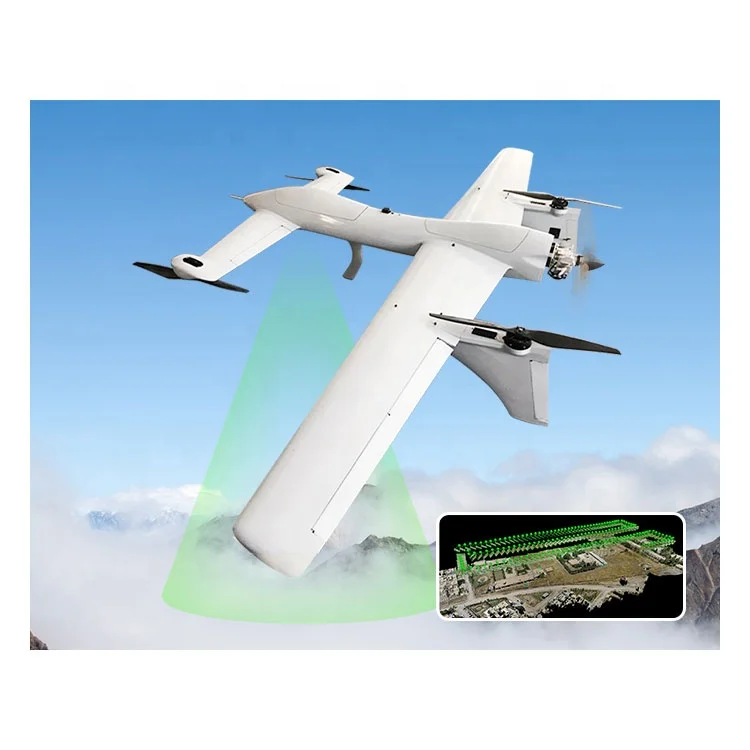 

Foxtech Rex340 6hours Long Distance 12kg Heavy Lift Payload Hybrid VTOL Drone UAV