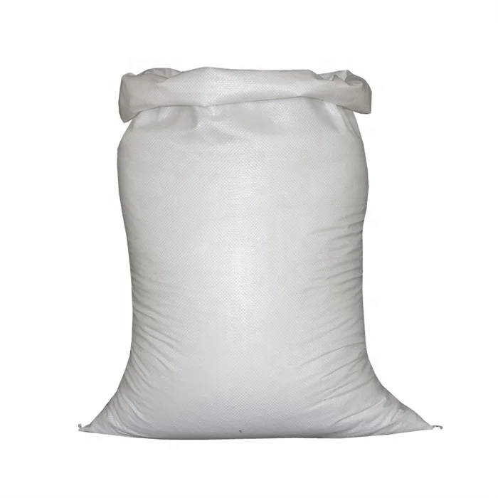 Agriculture use 25kg 50kg white color polypropylene pp woven sack bags for corn, rice, flour, seed, animal feed packaging