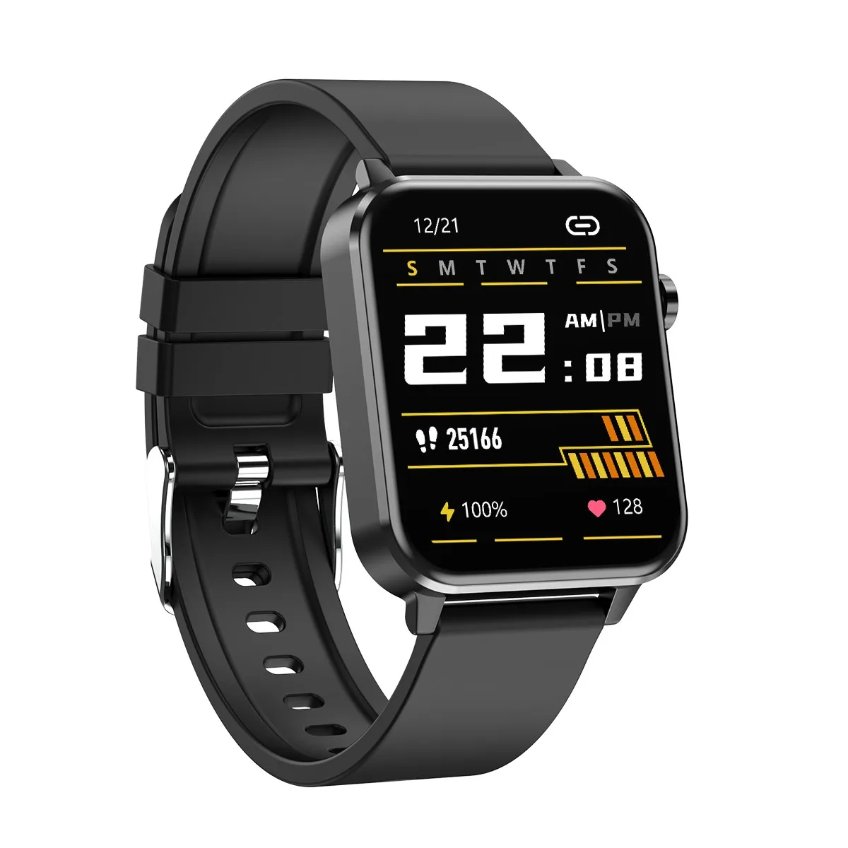 

High efficiency smart watch E86 fitness tracker blood pressure ECG PPG smart bracelet with temperature sensor