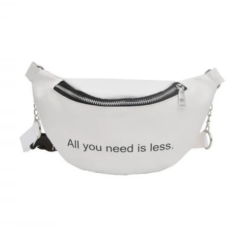 

Fashion pu letters on fanny pack, korean hot chains pu fanny pack, As picture