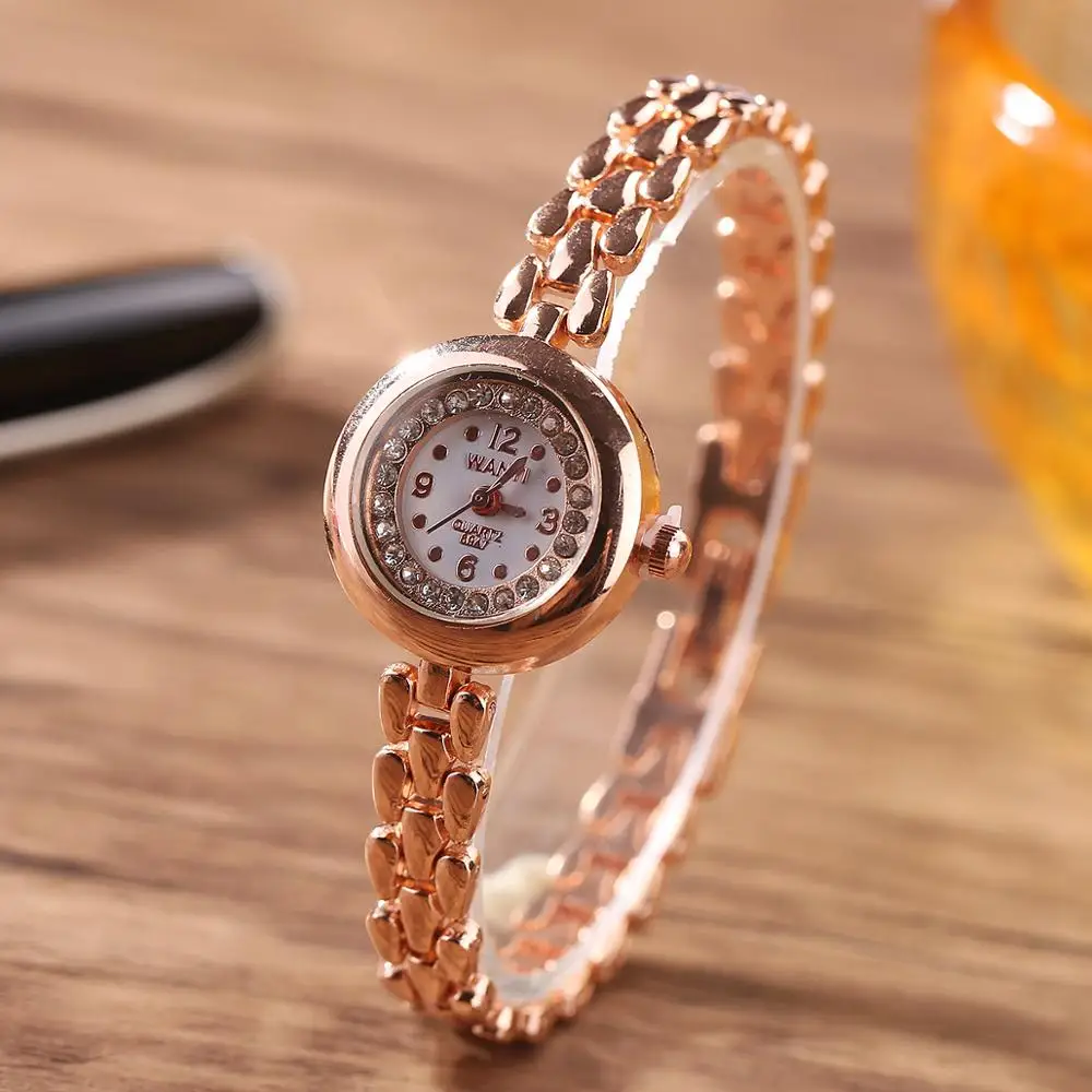 

Lvpai Fashion Rose Gold Watches Luxury Bracelet Women's Watches Rhinestone Ladies Watch Reloj Mujer Relogio Feminino, As shown