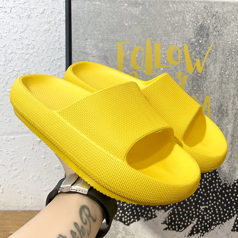 

2021 fashion ultra soft thick rebound sole summer yeezy slides