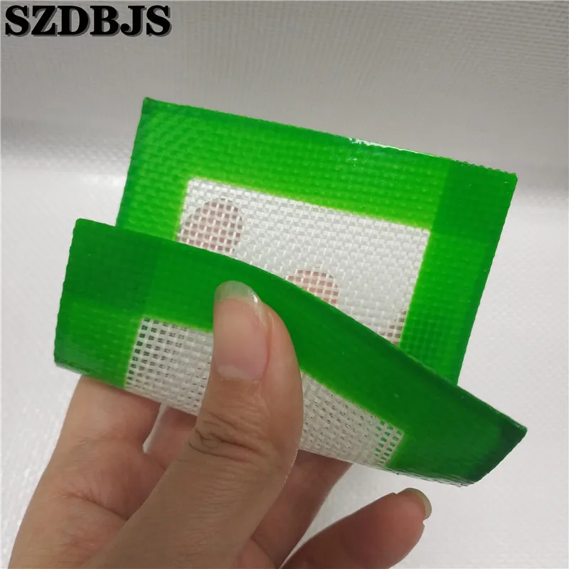 

Customize Silicone wax pads dry herb mats 14cm*11cm square baking mat dabber sheets jars dabs tool vaporizer, Mix color