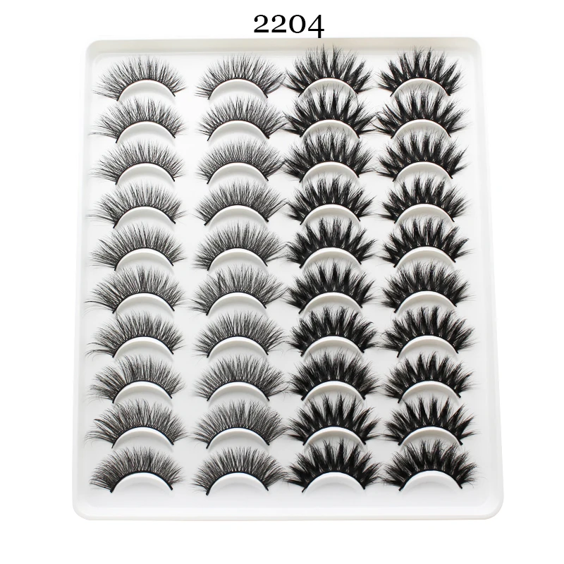 

15mm vegan synthetic faux lashes wholesale full strip lashes false eyelashes vendor 3D silk fiber natural faux mink eyelash