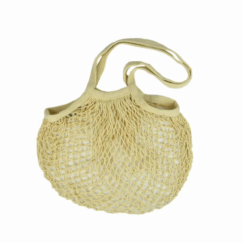 

Factory hot sale 100% organic cotton mesh shopping produce bag, Customized color