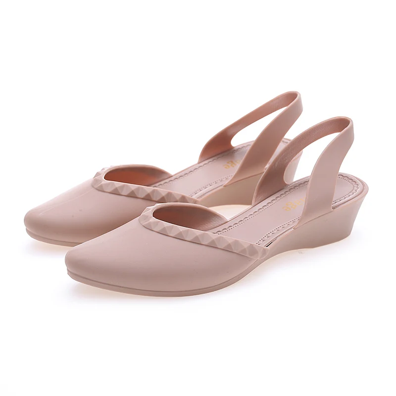 

Women sandals Pointed Toe Trade assurance Transparent sandals for women with rivet, As pictures or customized color