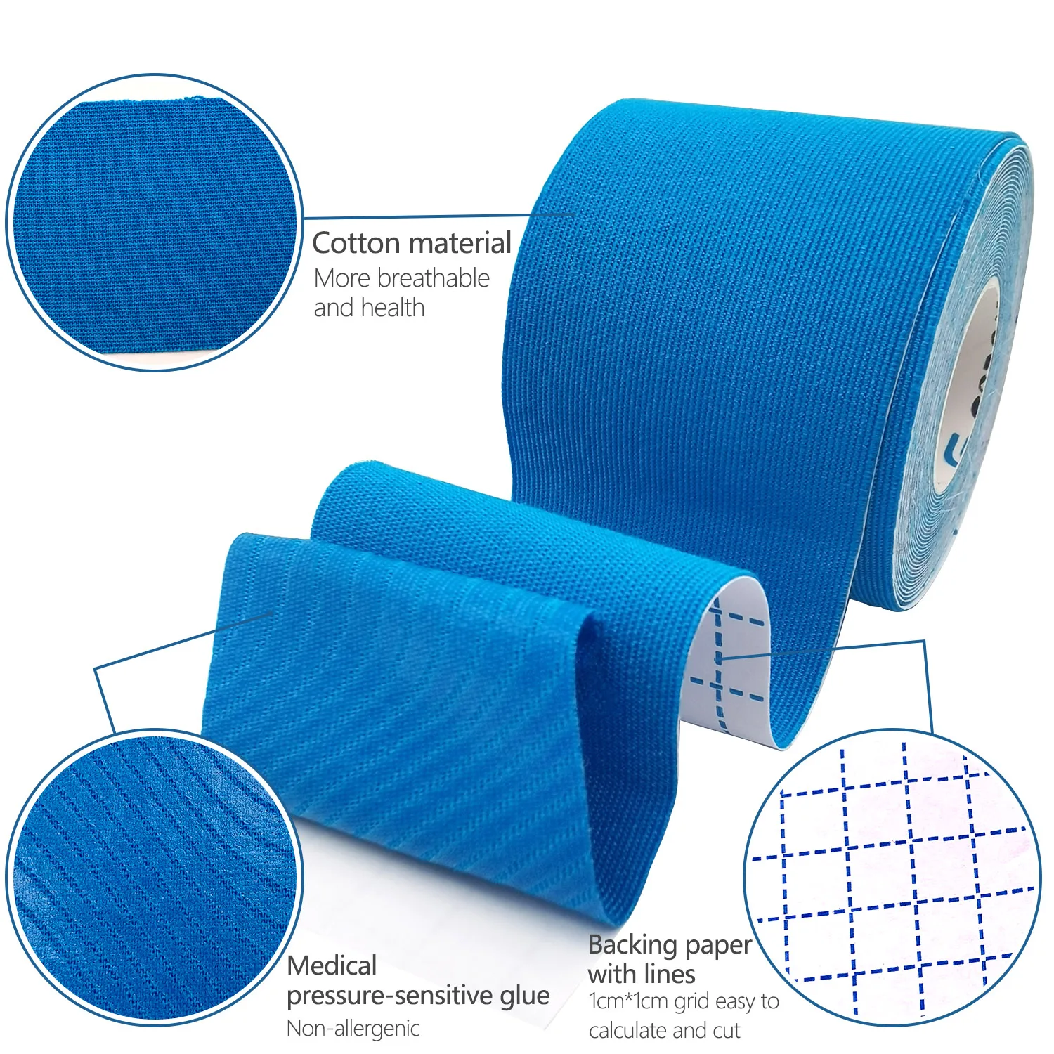 5cm*5m High Quality Kinesiology Ktape Kinesiology Tape For Face