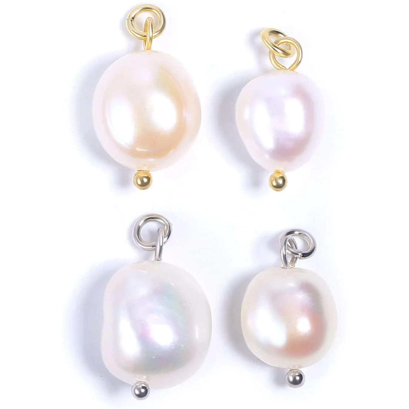 

Fashion Accessories DIY Loose Pearls Charms Pendant Dangle Baroque Freshwater Pearls for Jewelry Making Perla