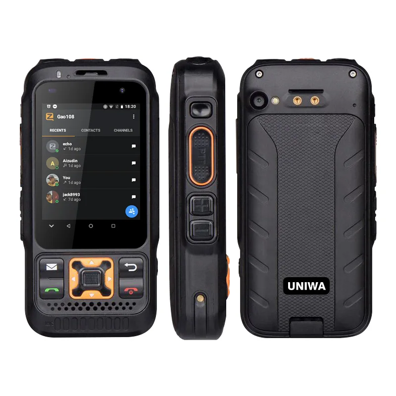 

2.8 Inch Touch Screen PTT 4G Zello Walkie-talkie Mobile, Black
