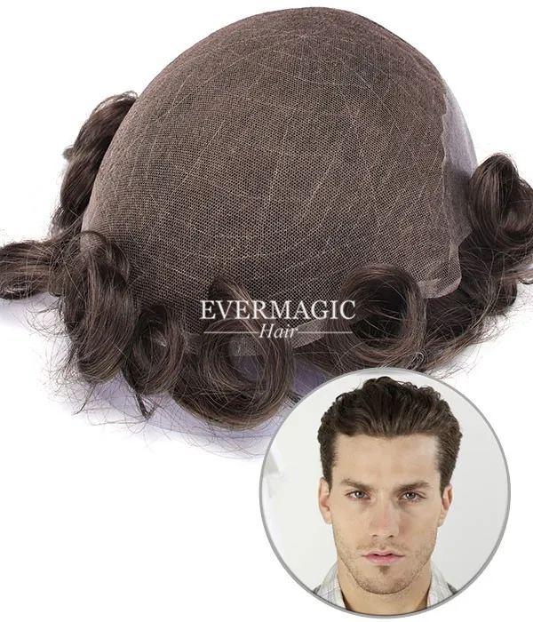 

hair unit for men Q6 base man weave unit hair prosthesis toupee mens hairpieces