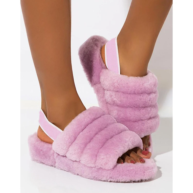 

Uggging slipper slide sandalias de uggslippers kids sandals 2021 winter slippers fur ugghly slides uggslides for women