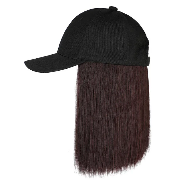 

Hats Wig Supplier Winter Colored Short Curly Hair With Furry Hats Attached Baseball For Black Women Synthetic Curly Hat Wig