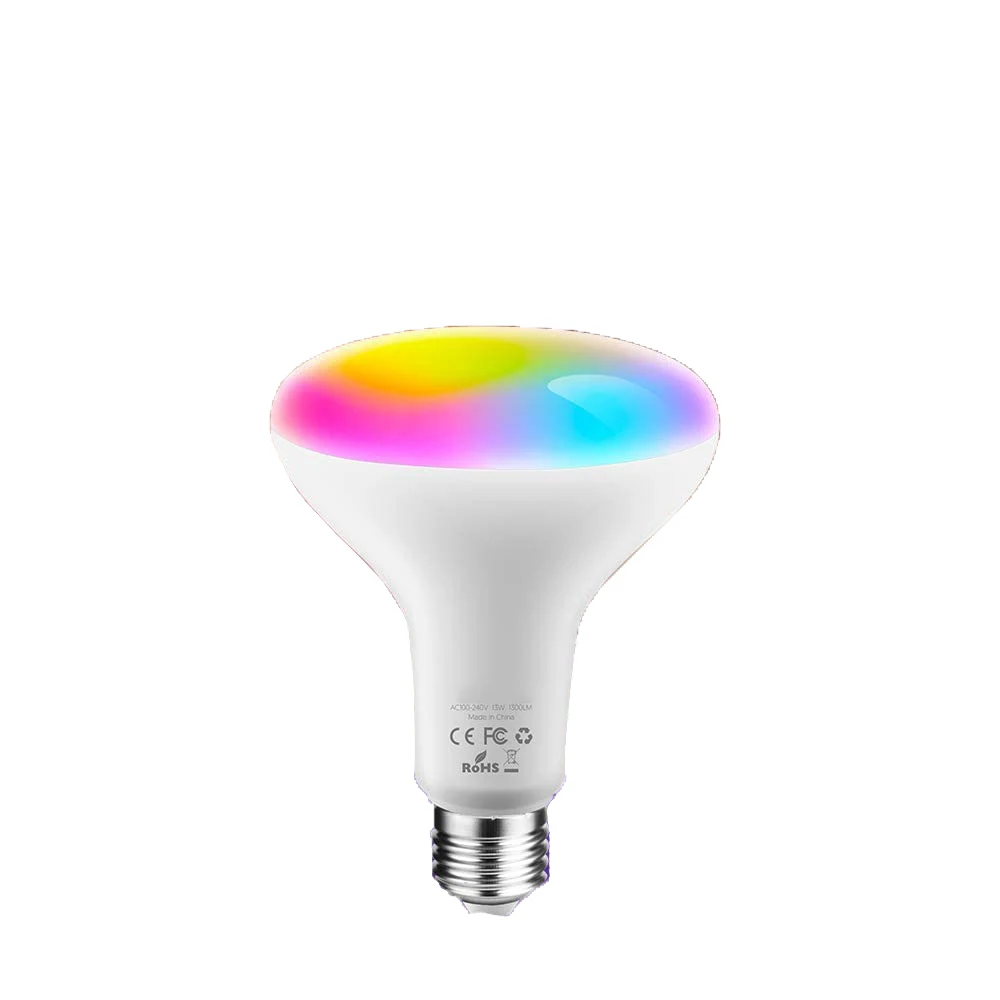9w+4w Smart  LED RGB Color Changing E27  1300LM Equivalent Compatible with Alexa and Google Home Smart Bulb