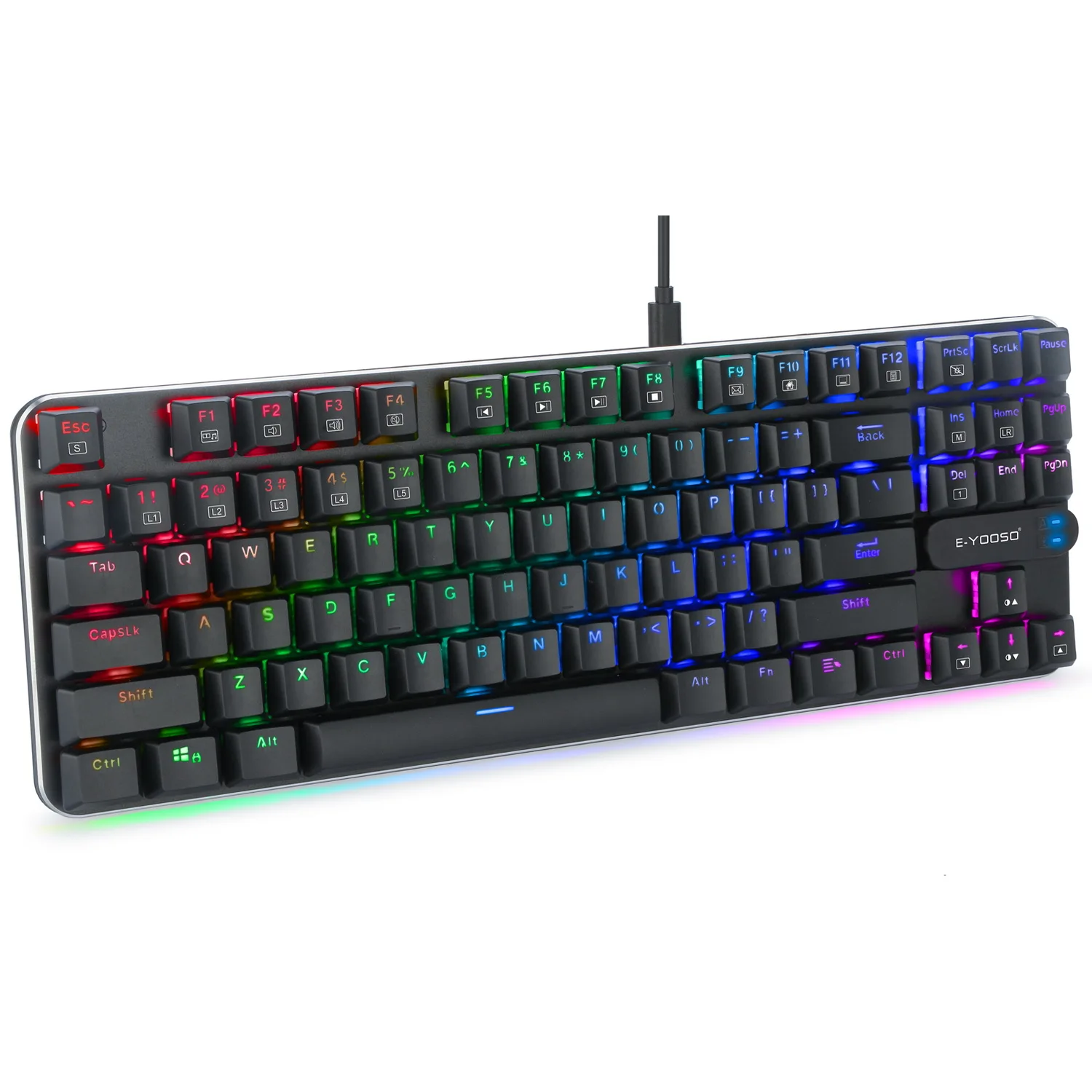 

Guaranteed Quality Proper Price gaming keyboard 87 keys mechanical gaming keyboard, Customized color