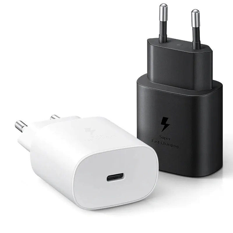 

Original 25W US/EU/UK Plug Adaptive PD Fast Charing Usb c Wall TA800 Fast type c Charger For Note10 S9 S10 S20