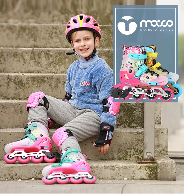 Children's Adjustable Inline Skates S7 Blue Buy Roller Skate,Roller