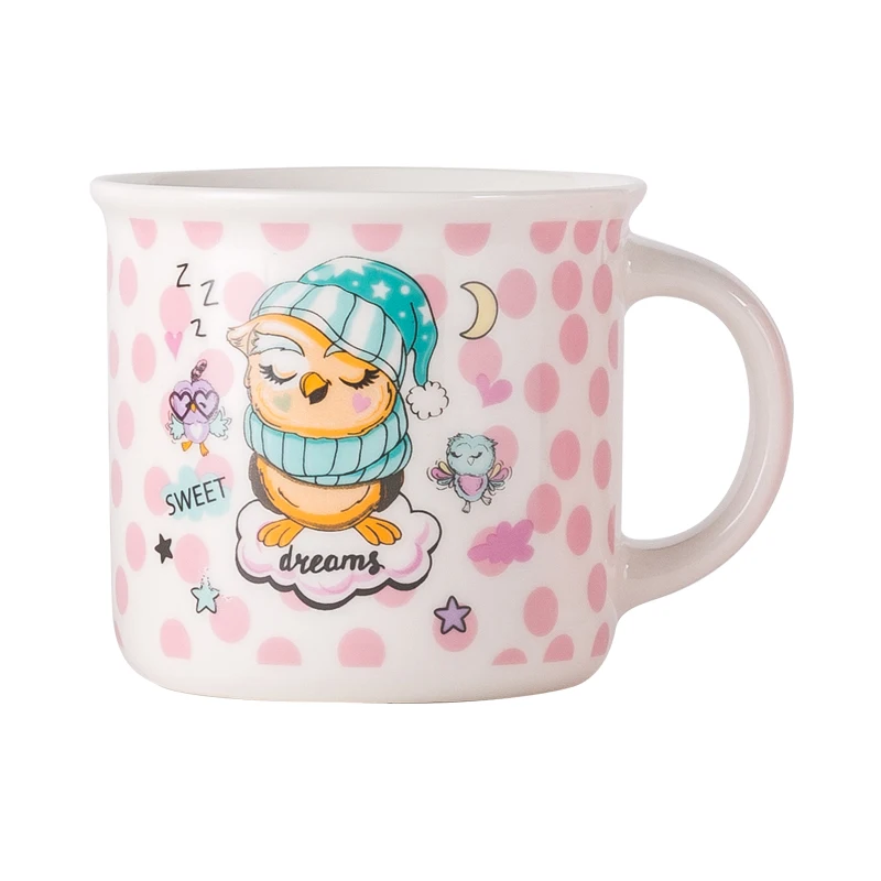 

Eco Friendly Hot Pink Ceramic Coffee Cup Enamel Mug, Customized colors acceptable