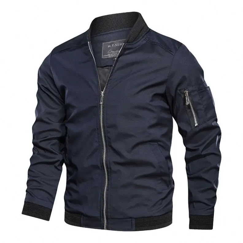 

China Manufacture Cotton Bomber Jacket Baseball Uniform Fabric Men's Jackets & Coats, Customized color