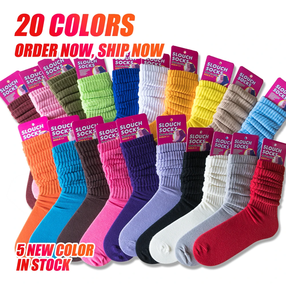 

Slouch socks for women socks ladies slouch socks, 19 colors