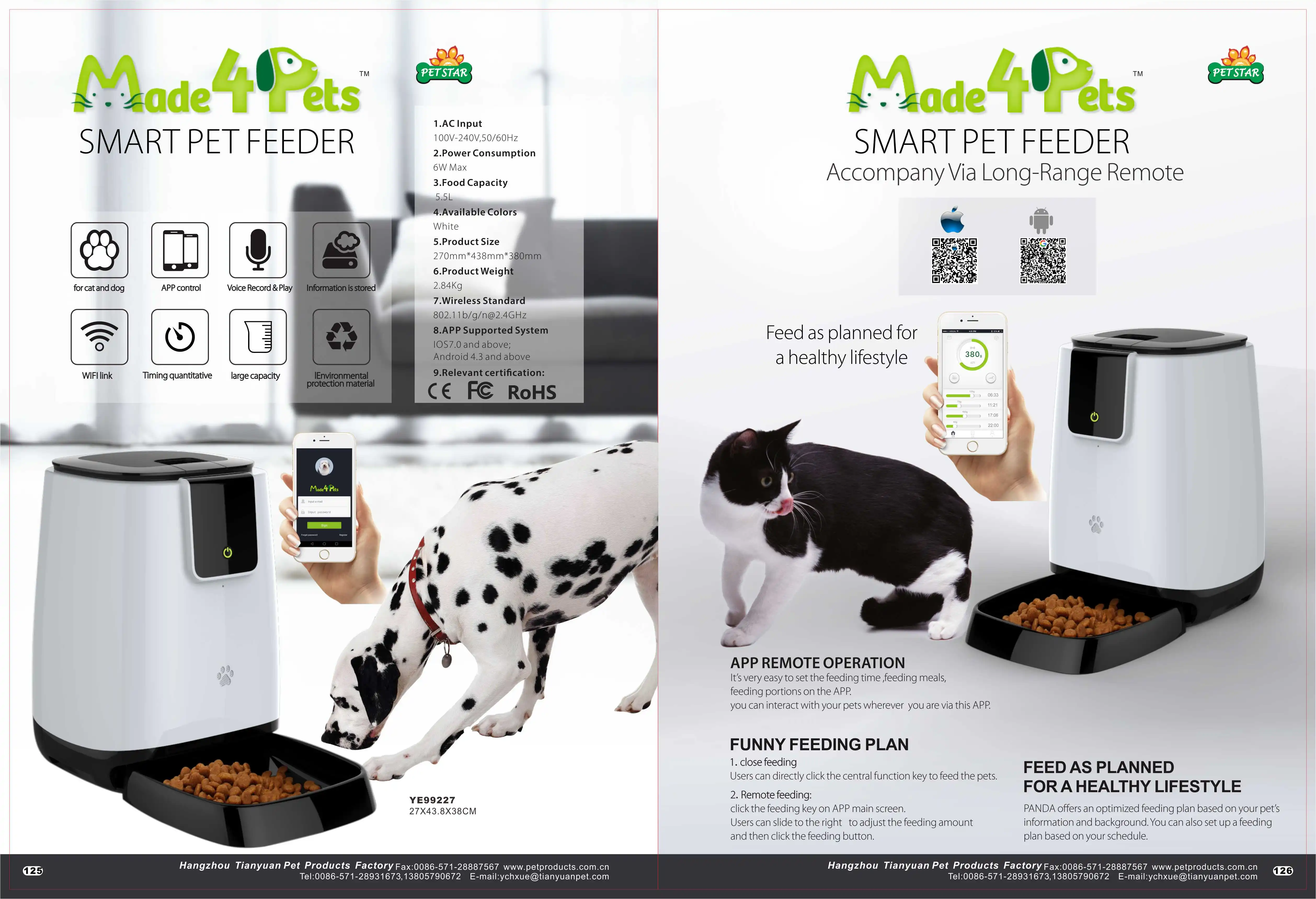 Made4pets Adjustable Smart Pet Products Dog Iq Training Pet Feeder