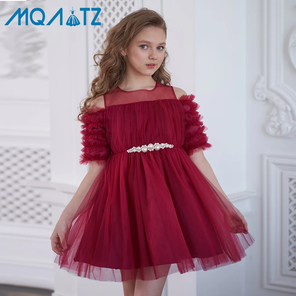 

MQATZ Latest Wholesale Children Dress Designs Kids Clothes Girls Party Dresses For Girls Of 7 Years Old L5335