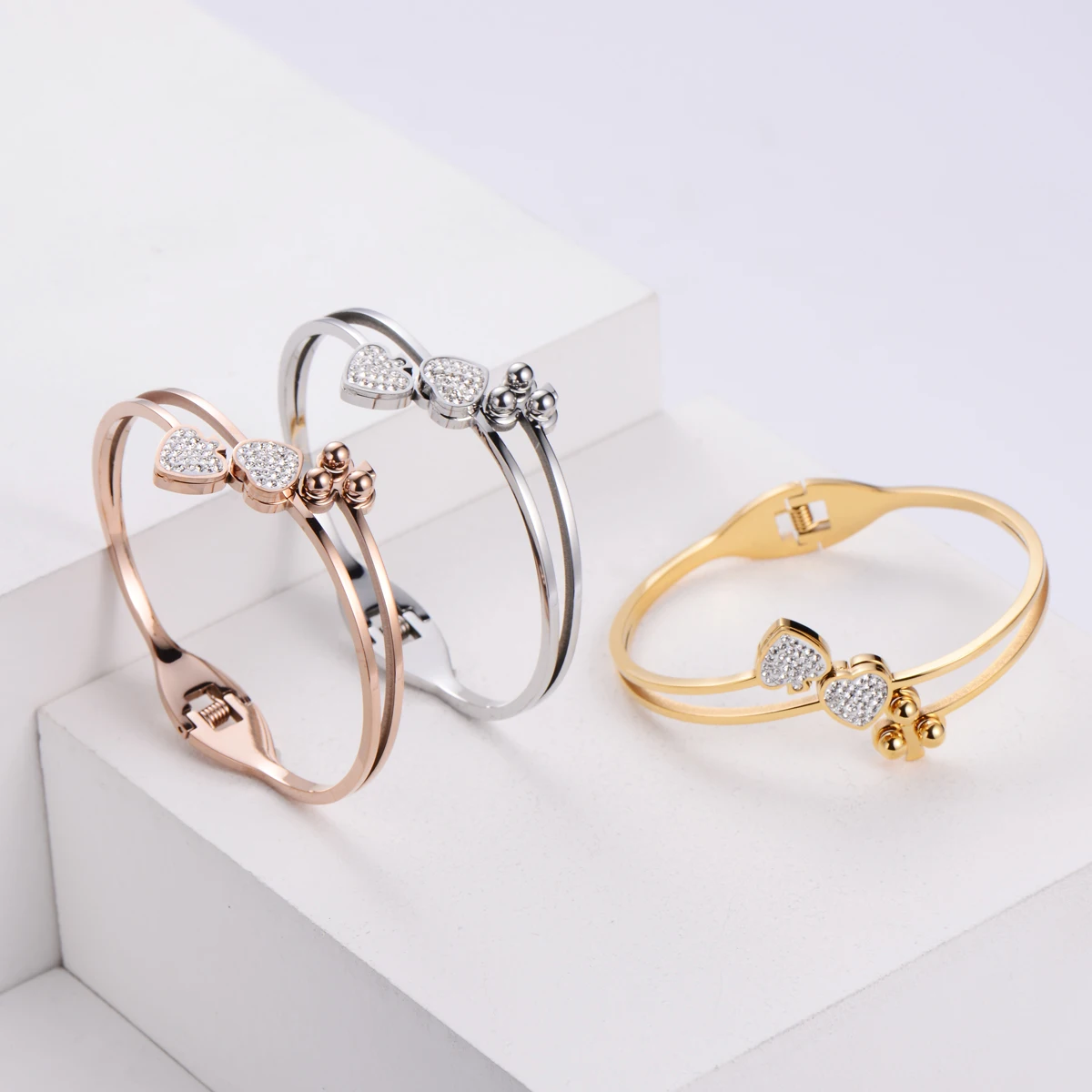 

ORDRM dijes para pulseras indian wedding gold women bangle bracelet for wedding, Rose gold,gold,silver