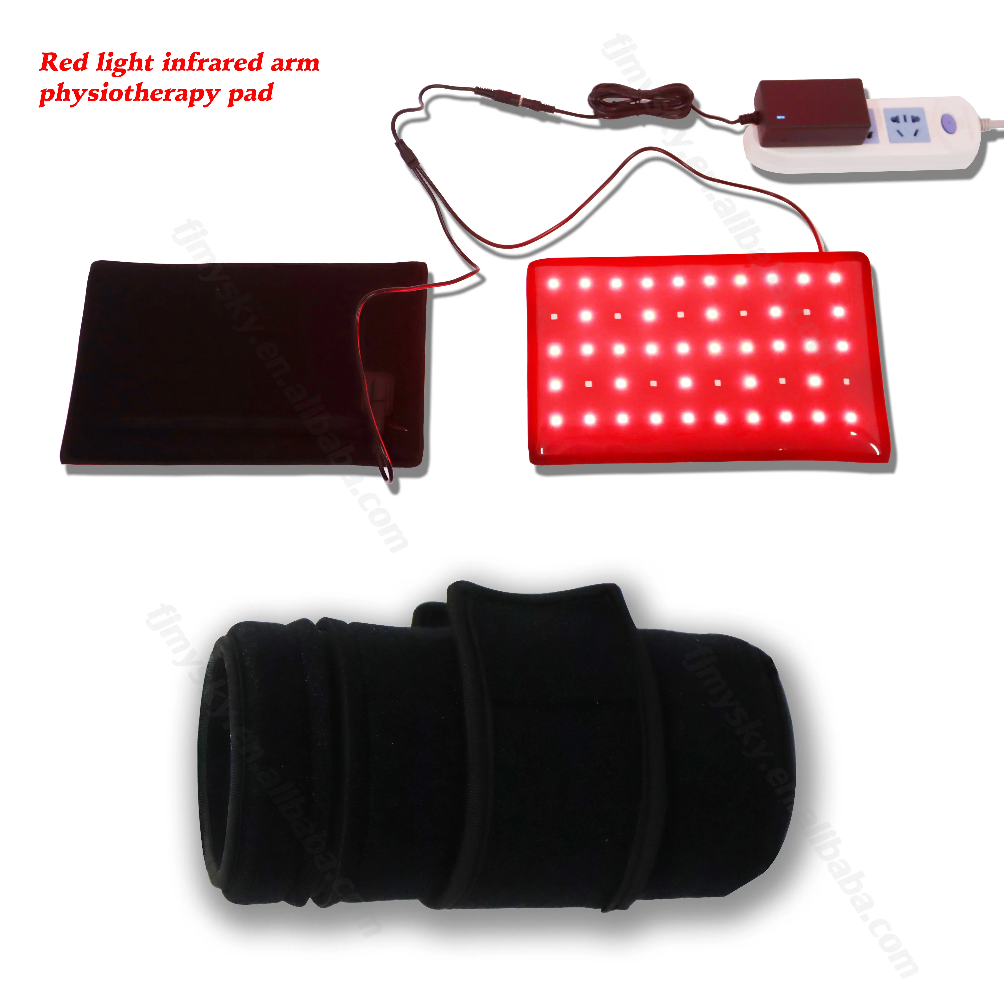 

red light therapy wrap led red light therapy arm belt, Black