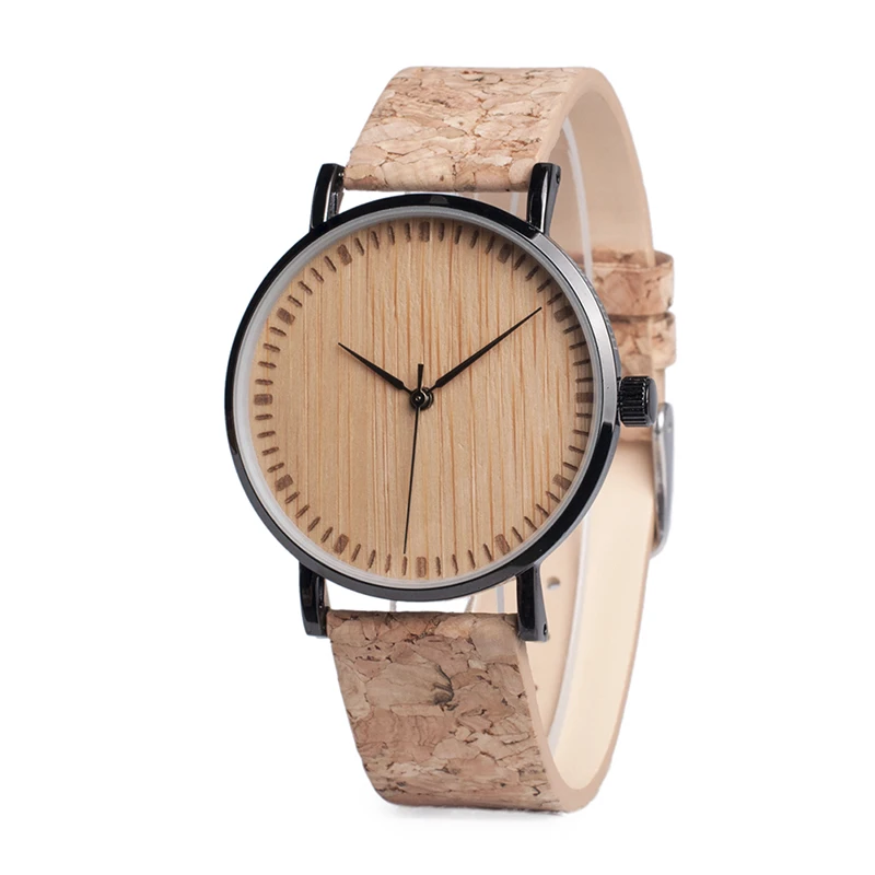 

BOBO BIRD OEM Minimalist Watch Stainless Steel Custom Logo Wrist Watches Cork Strap