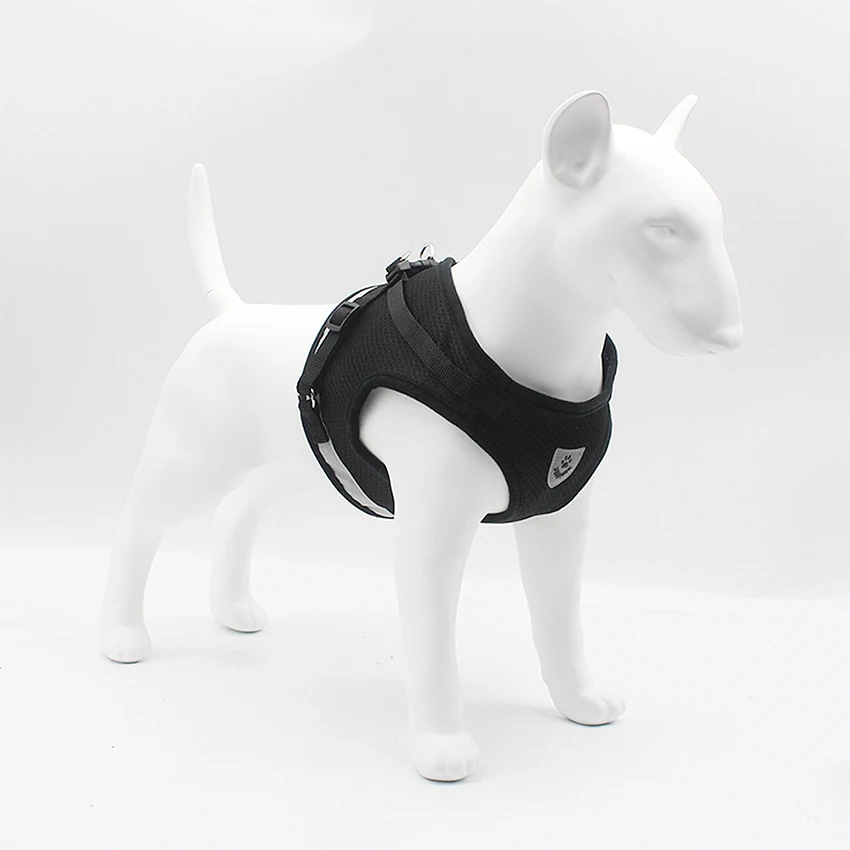 

New Arrival Personalized Dog Harness Reflective Custom Dog Harness Polyester Chest Reflective Chest Back Suit