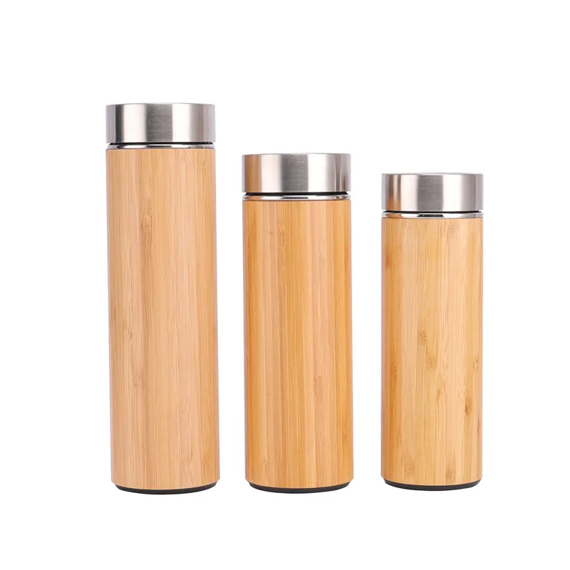 

Bamboo shell insulation Cup stainless steel vacuum bamboo wood cup bamboo shell vacuum cup, Bamboo and wood color