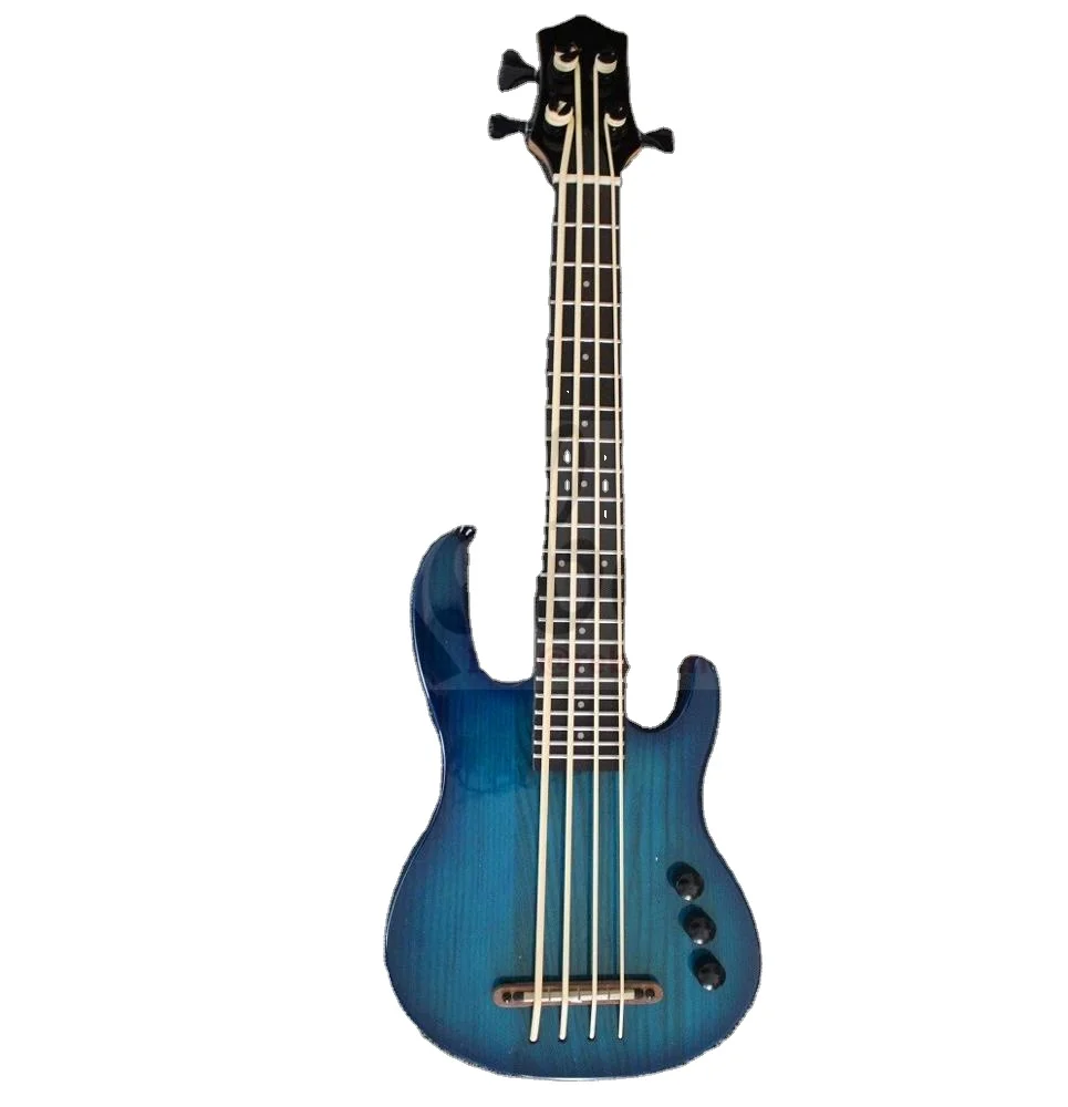 

Weifang Rebon 30 inch ukulele electric bass in Blue colour