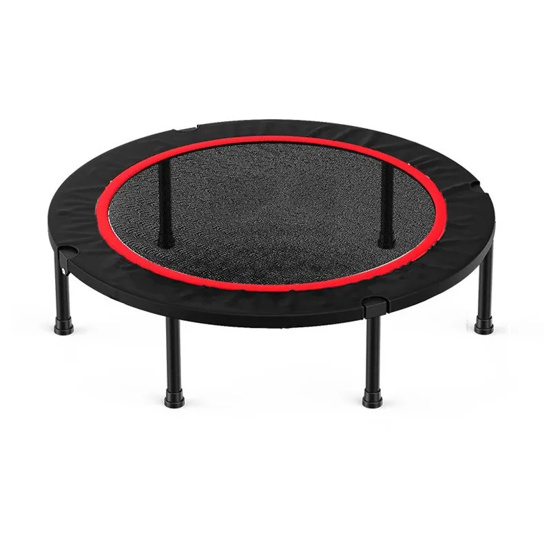 

Trampolines Gym Equipment Fitness Exercise Indoor Gymnastic Mini Trampoline for Sale, Black