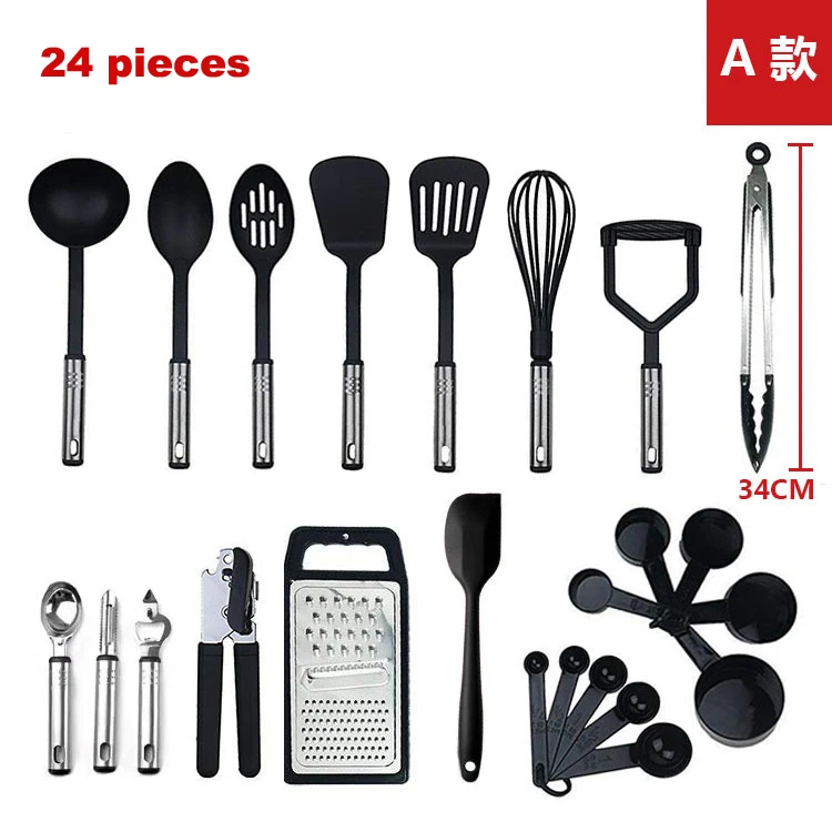 42 Pieces Nylon Cooking Utensils Kitchen Utensils With Spatula Cookware Set Kitchen Tool Set 7330