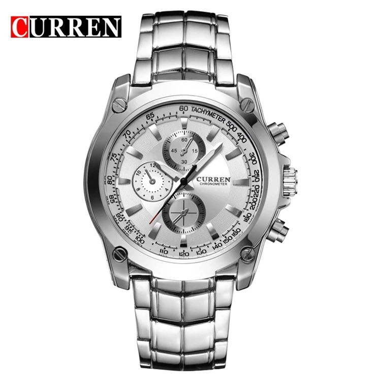 

CURREN 8025 Luxury Brand Men Full Steel Business Wristwatches Man Casual Waterproof Watch Quartz Watches relogio masculino