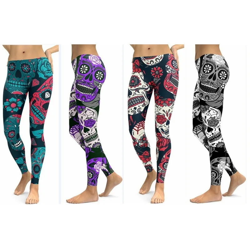 

Skeleton girls tiktok sport youga pants ladies seamless fitness high waisted scrunch butt gym tight womens leggings for women