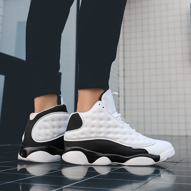 

2022 New Style Men's Fashion Style Sneakers Non Slip Sport Basketball Shoes