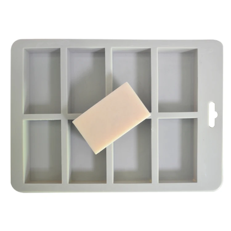 

Wholesale Food Grade custom size 3D handmade silicone unique soap molds, Grey