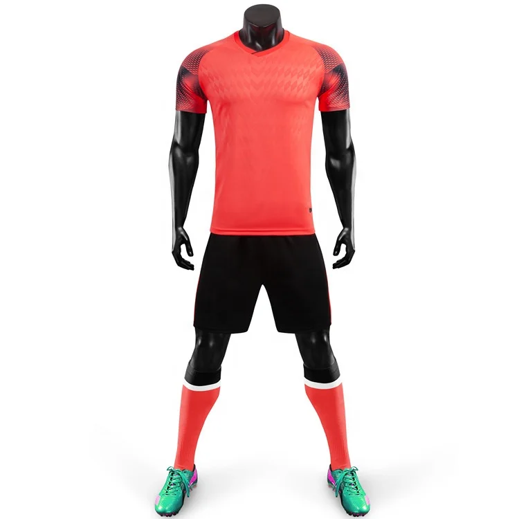 

Soccer Wear Custom Logo Adult Blank Orange Uniforms Bulk Soccer Training Jersey Set, Any colors can be made