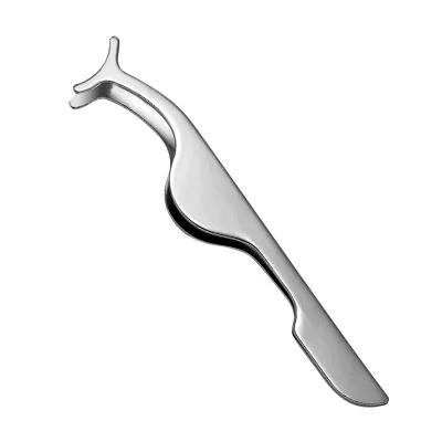 

mascara Applicator Remover steel Tweezers Clip para Makeup Tool, Silver