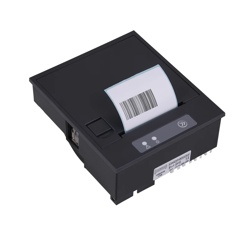 

HSPOS 58mm Mini Thermal Label Printer Panel Label Printer USB RS232 Ports for Self-service Equipment HS-589W, Black