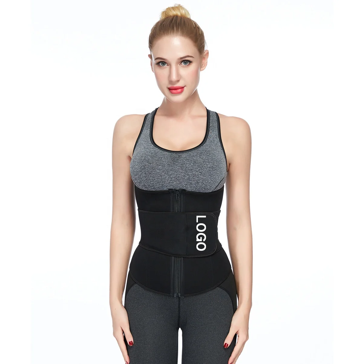 

Hot Selling Custom logo sauna waist trainers belt corset shape wear for gym private label plus size neoprene women waist trainer