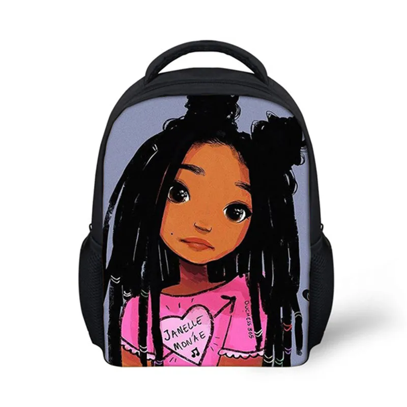 

Black Afro Girl Fashion Preschool Toddler Bags Sac A Dos Pour Enfant School Backpacks For Kids 1 Grade