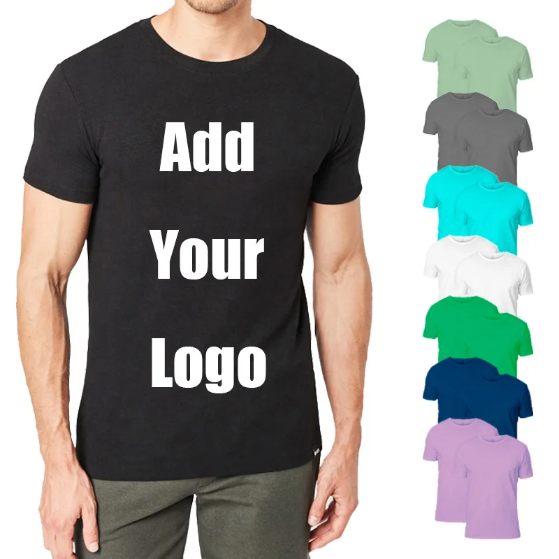 

Custom Men's Bamboo Fiber T Shirt Printed Bamboo tshirt Unisex 100% Bamboo T-Shirt, Customized color