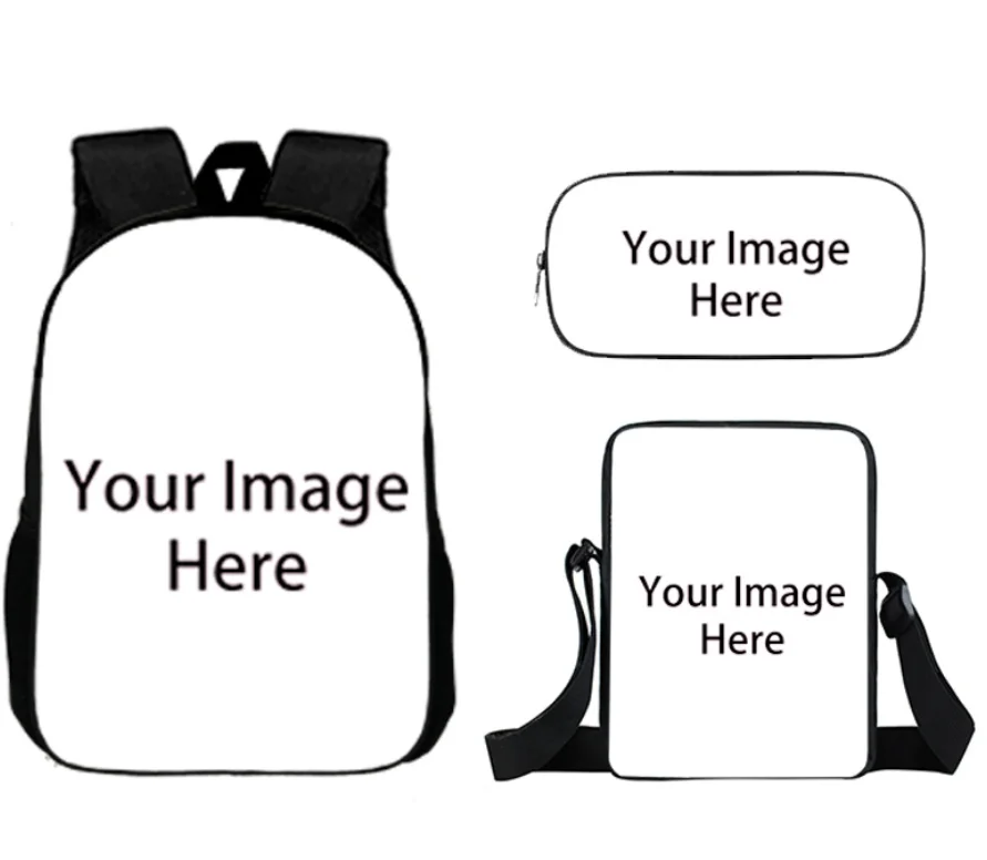 

Among Us School Bag Backpacks Teenager Book Bags 3 Pcs