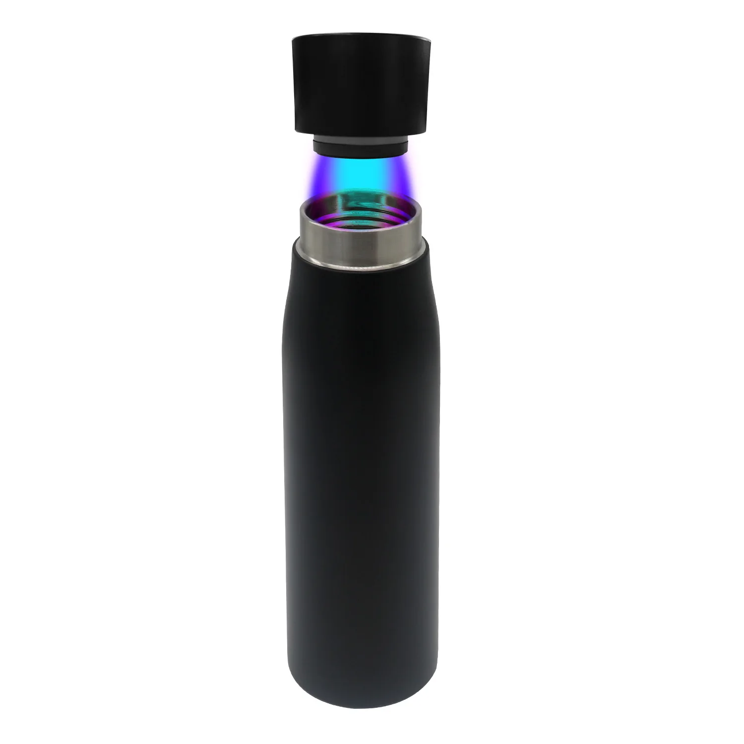 

500ml UVC LED Light Sterilizing Purifier Self Cleaning Insulated botella de agua Stainless Steel Water Bottle