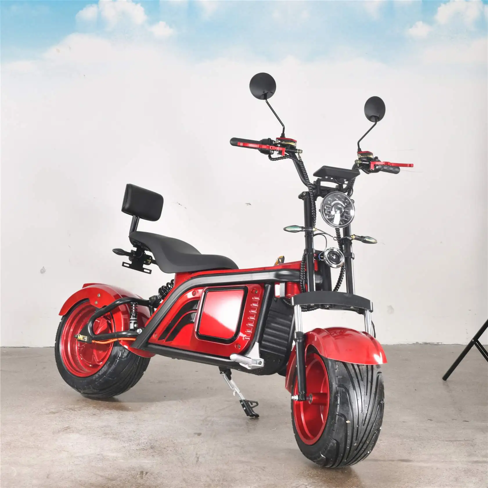

Dual Motor Powerful Adult Electric Scooter 1600W 52V Two Wheel E Scooters For Adult Max Speed 60KM Per Hour