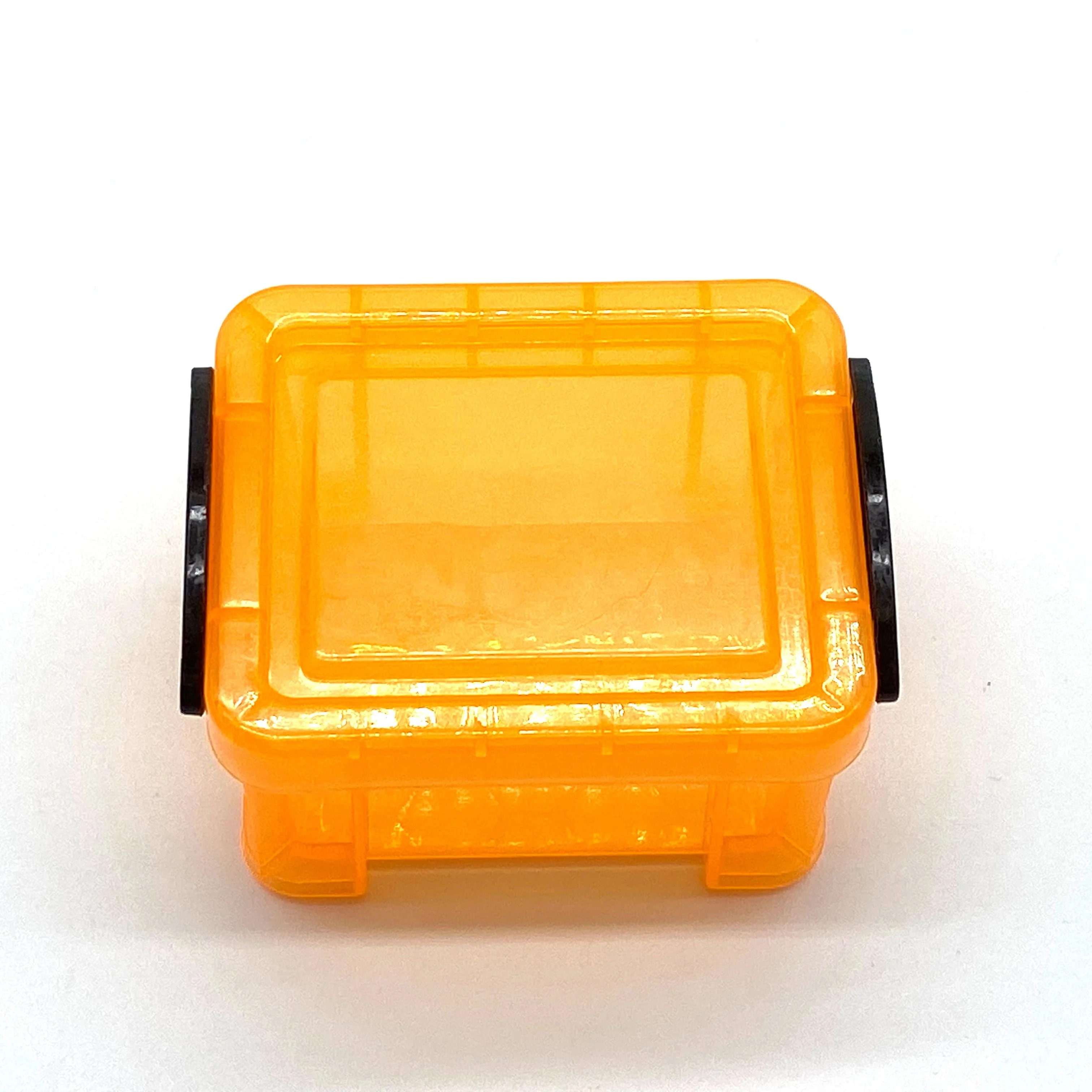 

Small mini PP plastic transparent colorful portable plastic container with handle