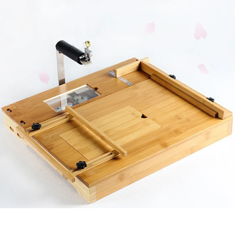 Early Riser Wholesale DIY New Design Bamboo Handmade Soap Cutter with Metal Steel Wire Soap Tool Sets for Cake Cheese Toast
