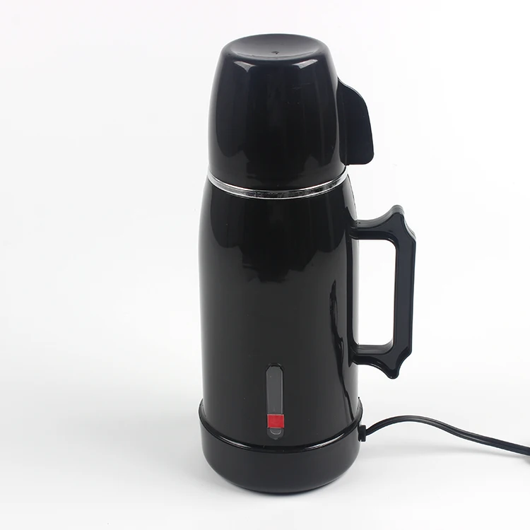 
Travel Coffee Tea Maker Car Kettle Cigarette-Lighter with K-Cup 12/24 Voltage 1L Black 150/250 Power Car Electric Water Kettle 