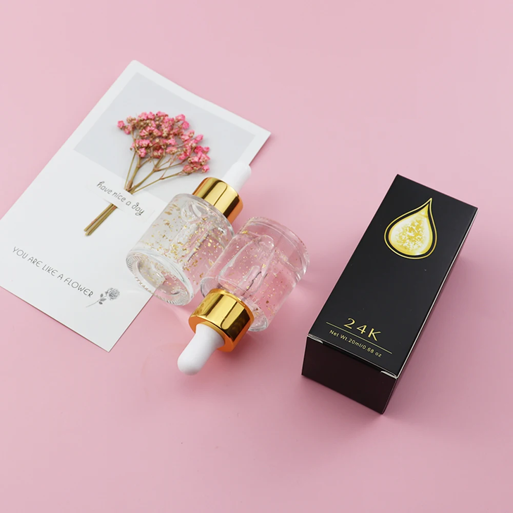 

Vegan Cosmetic No Label Makeup Face Serum Private Label 24K serum fluid serum Makeup